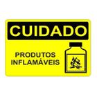 Placa Segurança Empresa Fogo Inflamavel Incendio Glp 30x20