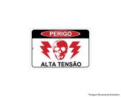 Placa Sinal.Pvc 20X30Cm Perigo Alta Tensao Ref2438 - LOOK