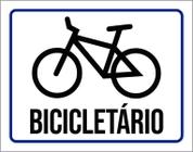 Placa Sinalização Condomínio Bicicletário 36X46