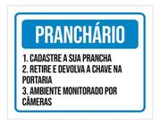 Placa Sinalização - Pranchário Cadastre Prancha 27X35