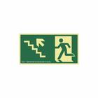 Placa Subida De Escadas A Esquerda 15 X 30 - Sinalize
