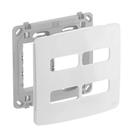 Placa suporte 4x4" 04 posicoes compose