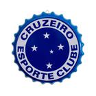 Placa Time Cruzeiro Tampa De Garrafa Decorativa 27 Cm Churrasco