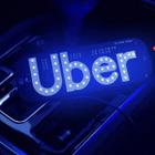 Placa Uber Carro Letreiro Luminoso De Led Azul - AZSG Store
