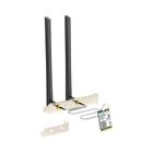 Placa Wi-Fi 6E AX210 Tri-Band (2.4G/5GHz/6GHz) - 5374Mbps - Bluetooth 5.3