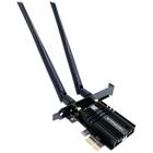 Placa WiFi 6E PCIe SYONCON AXE5400 Intel AX210 - Preta