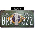 Placas Decorativas Retrô Vintage Para Bares Salas De Bebidas Cervejas Cidades - Cristo Brasil