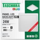 Plaf.Led Tasch.Lys Ext.Qd.24W 6500K 30Cm