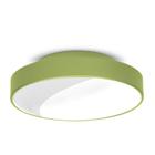 Plafon 7651 verde-25x7 cm-2L-Soq E27 max 25w-bivolt