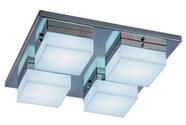 Plafon Cubo LED 4x10W 220V 6400K acrílico com quadrada - LLUM Bronzearte