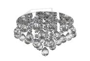 Plafon de Cristal 23 cm Hall Entrada Sacada