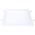 Plafon de led quadrado embutir 24w 3000k branco quente bivolt galaxy