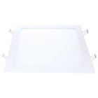 Plafon de led quadrado embutir 24w 3000k branco quente bivolt galaxy