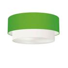 Plafon de Sobrepor Cilíndrico SP-3024 Cúpula Cor Verde Limão Branco