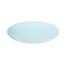 Plafon de vidro para 02 lâmpadas vidro curvo redondo de 30cm - Vidro Fosco - Ideal para sala, quarto cozinha, banheiro, lavabo, garagem