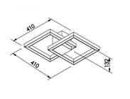 Plafon Gyed Com Led Integrado 50,4W 3000K Branco Newline