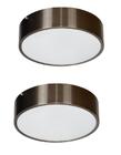 Plafon Led bulbo 2x e27 Sala Quarto Hiperlight BZ