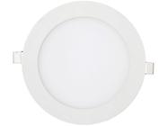 Plafon LED de Embutir Redondo 12W Kian - G2 Slim Branco