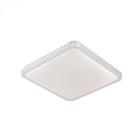 Plafon Led Fiann 44Cm Quadrado Branco Sobrepor - Hevvy