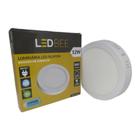 Plafon LED sobrepor redondo 12w branca LEDBee