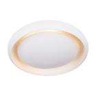 Plafon Luz Indireta Eclipse Alumíno Branco 40CM 3E27 - FORMA DA LUZ