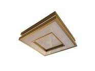 Plafon Moderno Modular 50Cm Dourado Sala Mesa Quarto Cozinha - Ancora