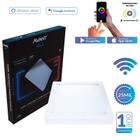 Plafon Painel Quadrado Sobrepor 24w Inteligente Smart Wi-fi