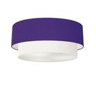 Plafon Para Corredor Cilíndrico SC-3064 Cúpula Cor Roxo Branco