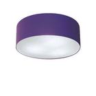 Plafon Para Sala Cilíndrico SL-3005 Cúpula Cor Roxo