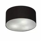 Plafon Para Sala Cilíndrico SL-3048 Cúpula Cor Preto - LUSTRES VIVARE