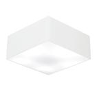 Plafon Para Sala de Estar Quadrado SE-3012 Cúpula Cor Branco - Vivare