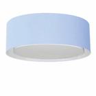 Plafon Para Sala de Jantar Cilíndrico SJ-3038 Cúpula Cor Azul Bebê - LUSTRES VIVARE