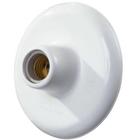 Plafon Pvc Branco Sob Redondo Com Soquete D Porcelana