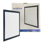 Plafon Quadrado Embutir 32W Preto Branco Neutro 4100K