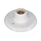 Plafonier Plafon Branco 100w E27 Bocal Soquete Porcelana - Syka Light
