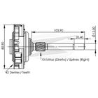 PLANETARIA MOTOR PARTIDA para OMEGA/ DUCATO/ SPRINTER LAND R - UNIFAP