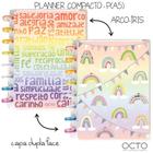 Planner de Discos OCTO COMPACTO A5 - ARCO IRIS