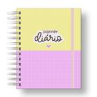 Planner Diário Para Anotações do Dia a Dia/ Organizador Duo Amarelo Rosa