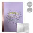 Planner Mensal Chegou Minha Vez Lilás 15X21Cm 16Fl 90G Merci