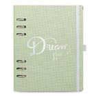 Planner Premium argolado com caixa premium, A5, coleção Cotton, 14,8 x 21 cm Verde