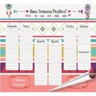 Planner Semanal Frases Uma Semana Positiva - 4 Blocos - Duster Festas