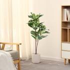 Planta Artificial de Seringueira FLOWORLD Ficus 110cm - Com Vaso