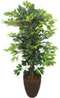 Planta Artificial Fícus Luxo 1,30cm Flores Verde