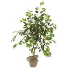 Planta Artificial Folhagem Ficus Benjamina Grande Volumosa Permanente - La Caza Store