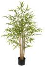 Planta Árvore Artificial Bambu Real Toque C/Pote X1050 Verde 1,20m