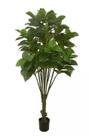 Planta Árvore Artificial Ficus Elástica Real Toque Verde 1,8m