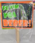 Plaquinha balada neon c/10: - Placa balada neon