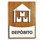 Plaquinha de deposito placa de indicação mdf 3mm decorativa