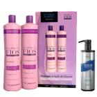 Plástica dos Fios Kit Sh e Cd 1L + Wess Nano Passo 3 - 500ml