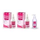 Plastica Natural Eloisa Medina Rejuvenescedor Facial 120ml 2 loções + 1 Sab c/ Colágeno 180ml